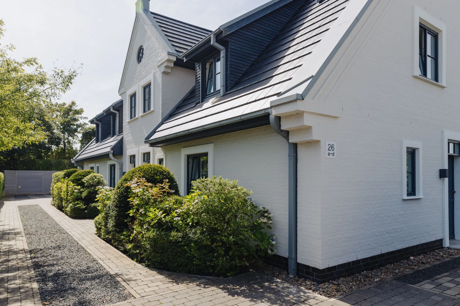 Ferienwohnung Wellenbrecher – Hausfront in Tinnum auf Sylt